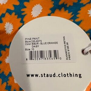 Vibrant daisey print STAUD pants ✨